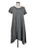 Mono b Solid Gray Casual Dress Size S - photo 1