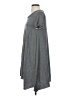 Mono b Solid Gray Casual Dress Size S - photo 5