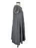Mono b Solid Gray Casual Dress Size S - photo 4