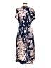 Venus Paisley Blue Cocktail Dress Size M - photo 2