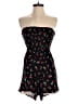Full Tilt 100% Rayon Hearts Black Romper Size XS - photo 1