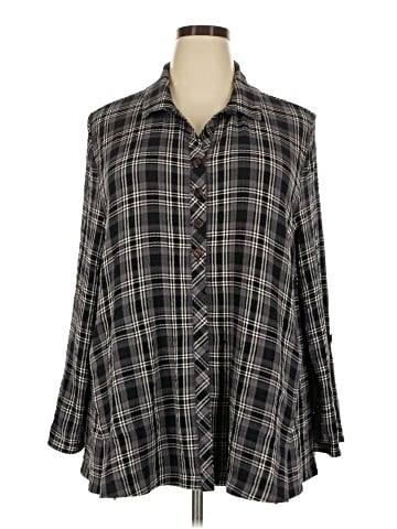 Habitat Long Sleeve Button-Down Shirt (view 1)