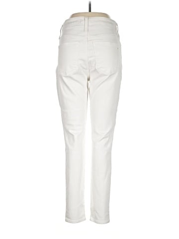 Madewell Curvy High-Rise Skinny Jeans in Pure White (view 2)