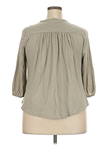 Lucky Brand 3/4 Sleeve Blouse (view 2)