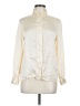 Talbots 100% Silk Solid Ivory Long Sleeve Blouse Size 6 - photo 1