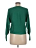 Pink Rose Green Pullover Sweater Size M - photo 2