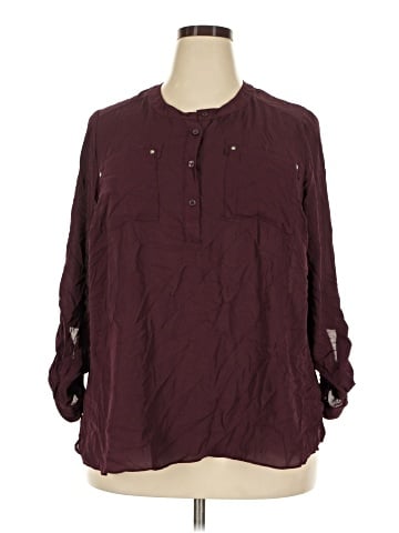 Lane Bryant Long Sleeve Blouse (view 1)