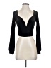 Privy Black Long Sleeve Top Size S - photo 1
