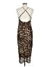 Endless Summer Animal Print Brown Cocktail Dress Size M - photo 2