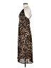 Endless Summer Animal Print Brown Cocktail Dress Size M - photo 5