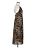 Endless Summer Animal Print Brown Cocktail Dress Size M - photo 4