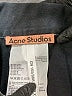 Acne Studios 100% Cotton Black Oversized Denim Jacket  Size XS - photo 10