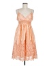 BCBGMAXAZRIA 100% Silk Orange Cocktail Dress Size M - photo 1