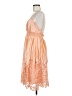 BCBGMAXAZRIA 100% Silk Orange Cocktail Dress Size M - photo 5