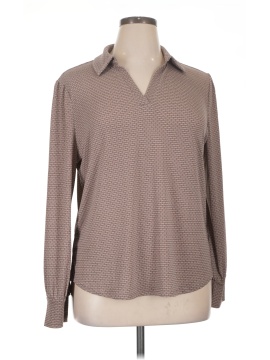 Adrianna Papell Long Sleeve Blouse