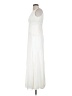 David's Bridal 100% Polyester Solid Ivory Cocktail Dress Size 4 - photo 5