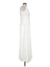 David's Bridal 100% Polyester Solid Ivory Cocktail Dress Size 4 - photo 4