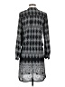 Caslon 100% Polyester Argyle Gray Casual Dress Size XS - photo 2