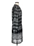 Caslon 100% Polyester Argyle Gray Casual Dress Size XS - photo 4