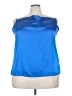 Shein Curve Blue Sleeveless Blouse Size 20 Plus (4) - photo 1