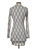 Silence and Noise Chevron-herringbone Silver Cocktail Dress Size XS - photo 2
