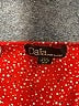 dalia 100% Polyester Red Sleeveless Blouse Size M - photo 7