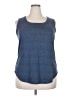 Automet Blue Sleeveless T-Shirt Size 2X - photo 1