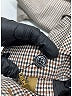 Burberry Houndstooth Brown Wool Pants Size 2 - photo 7