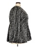 Torrid Animal Print Black Long Sleeve Blouse Size 3X Plus (3) - photo 4