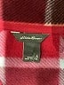 Eddie Bauer 100% Polyester Plaid Burgundy Pullover Sweater Size S - photo 7