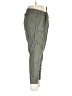 Caslon 100% Linen Green Linen Pants Size XL - photo 4