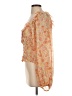 Free People 100% Polyester Orange Long Sleeve Blouse Size S - photo 5