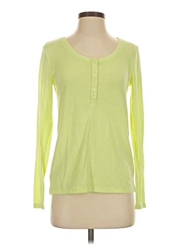 Ann Taylor LOFT Long Sleeve Henley (view 1)