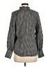 J.Crew Houndstooth Black Long Sleeve Blouse Size 2 - photo 2