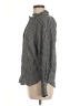 J.Crew Houndstooth Black Long Sleeve Blouse Size 2 - photo 5