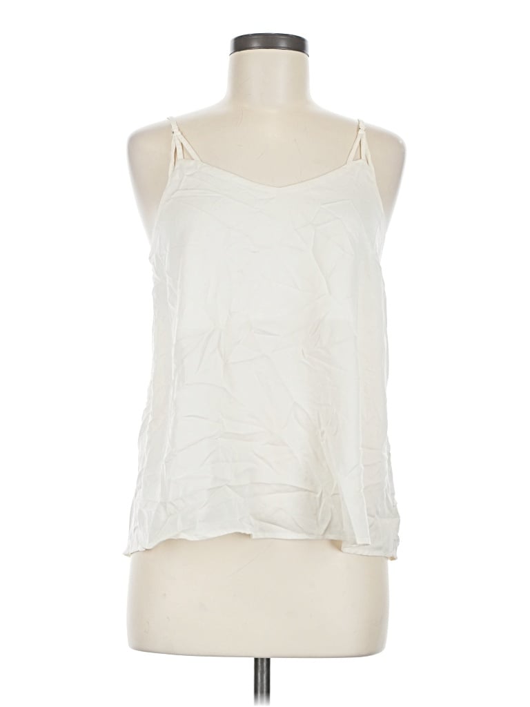 Pre-owned Loveriche Sleeveless Top Ivory Halter Neckline Tops