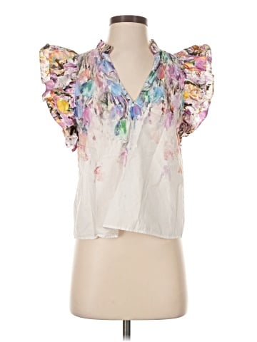 Lavender Brown Sleeveless Blouse (view 1)