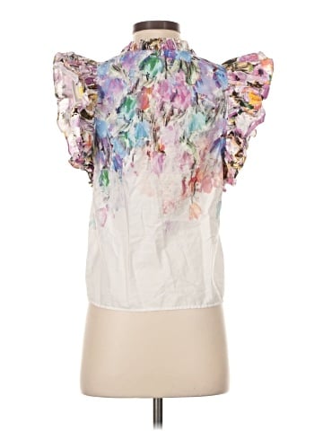 Lavender Brown Sleeveless Blouse (view 2)