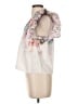 Lavender Brown 100% Tencel White Sleeveless Blouse Size XS - photo 5