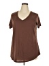 Torrid Brown Short Sleeve T-Shirt Size 2X Plus (2) - photo 1