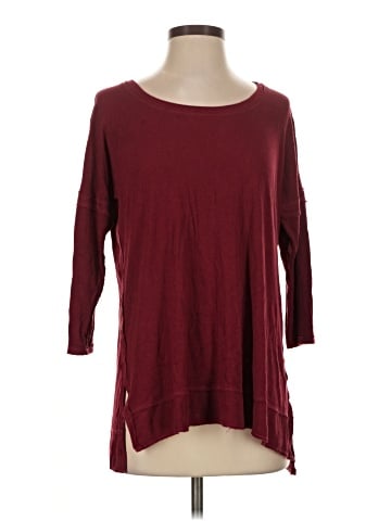 Bordeaux 3/4 Sleeve T-Shirt (view 1)