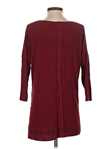 Bordeaux 3/4 Sleeve T-Shirt (view 2)
