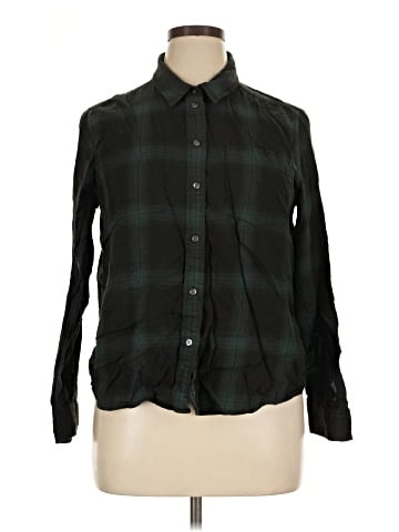 CALVIN KLEIN JEANS Long Sleeve Button-Down Shirt (view 1)