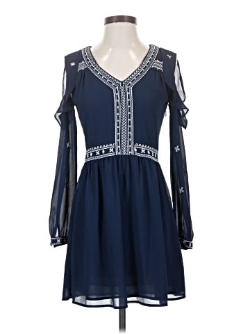 Aqua Casual Dress (view 1)