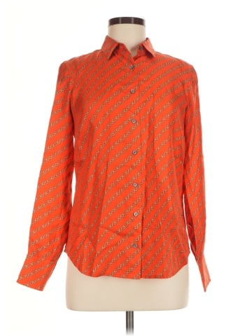 J.Crew Collection Long Sleeve Silk Top (view 1)