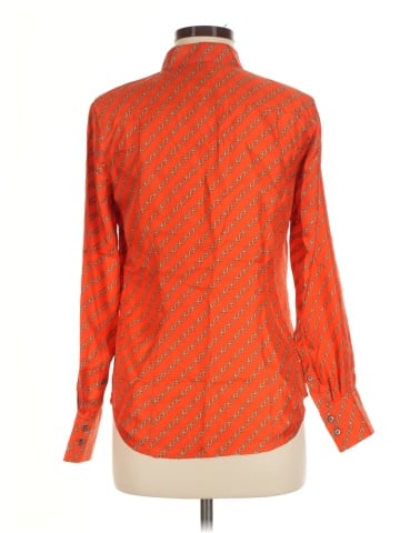 J.Crew Collection Long Sleeve Silk Top (view 2)
