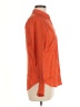 J.Crew Collection 100% Silk Polka Dots Orange Long Sleeve Silk Top Size 2 - photo 4