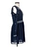 Aqua 100% Polyester Blue Casual Dress Size XS - photo 4