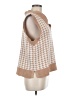 Unbranded Houndstooth Tan Sweater Vest Size M - photo 4