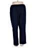 Alfred Dunner 100% Polyester Solid Blue Casual Pants Size 16 Petite - photo 2